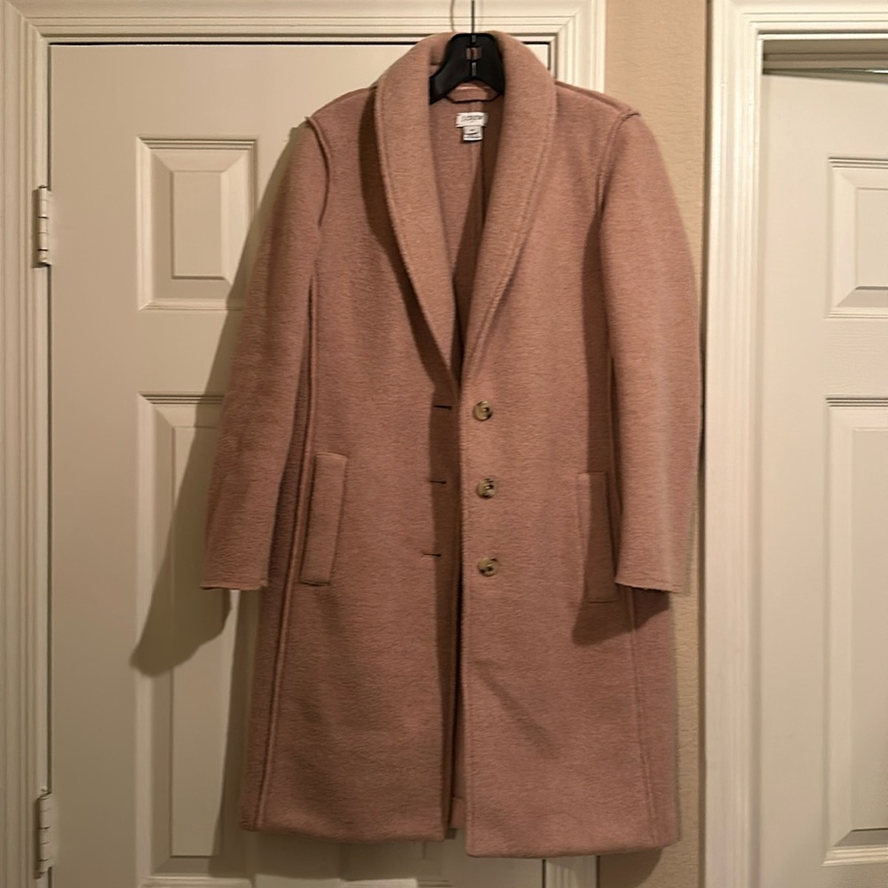 J. Crew Women's Pea Coat in Light Pink